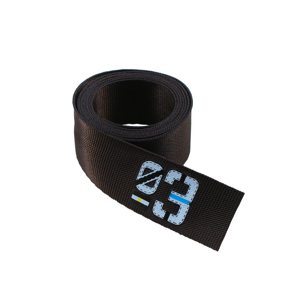 Тесьма "03" 2,5см коричневая  ярд. Тесьма