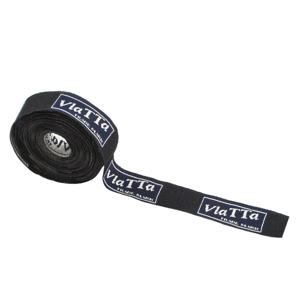 Этикетка тканевая вышитая VlaTTa /1.5 см/ . Вышивка / этикетка тканевая