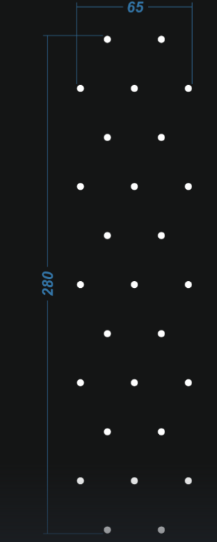 Аппликация из страз Полоса, 6,5*28cм, SS16 32590, шт. Аппликация клеевая