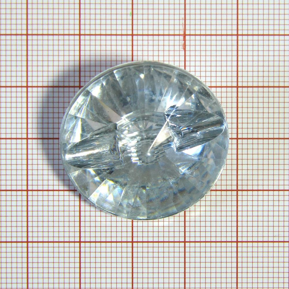 Пуговица акрил 32мм Сателит crystal. Пуговица Акрил, Кристалл