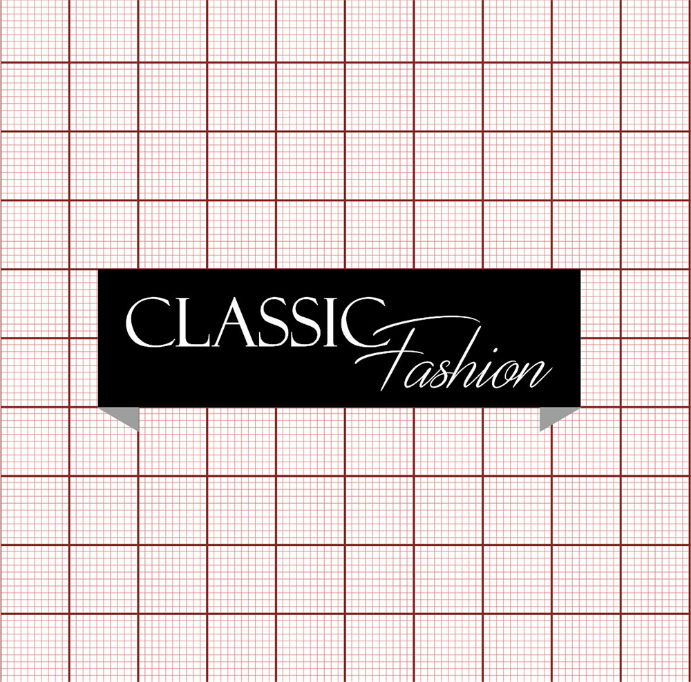 Этикетка тканевая вышитая Classic Fashion №7, 2*8см черная, серебро ацетат /Ye 70 atki/, шт. Вышивка / этикетка тканевая