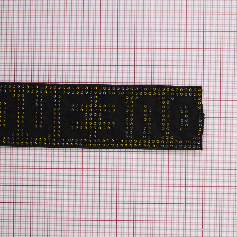 Резинка с резиновыми шариками LOVE, 4см, черный, желтый, ярд. Резинка