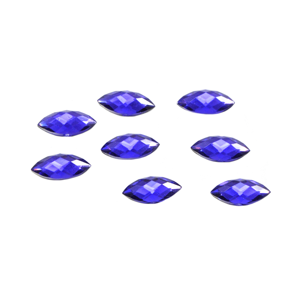 Стразы Д на клей, капля 7*15мм фиолетов 22, 1тыс.шт. Стразы на клей