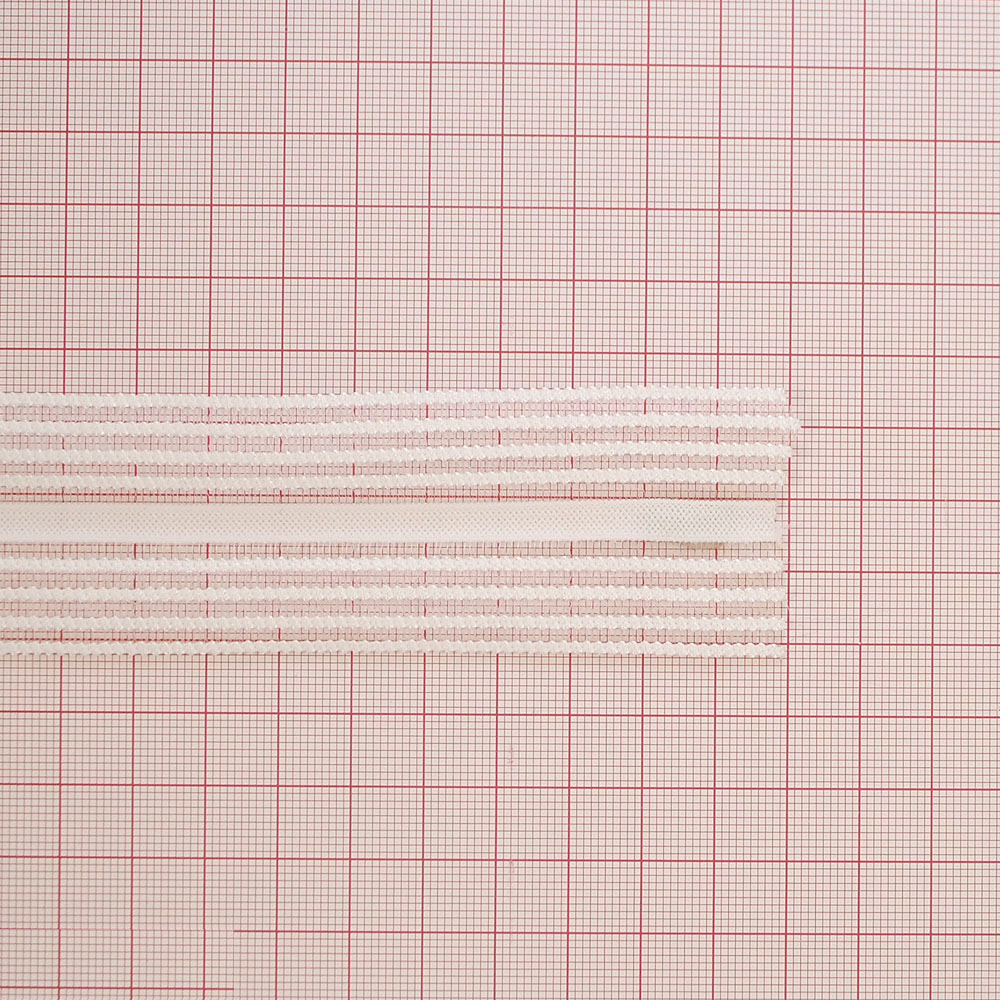 Резинка ажурная 3,8см белый, 48ярд. Резинка