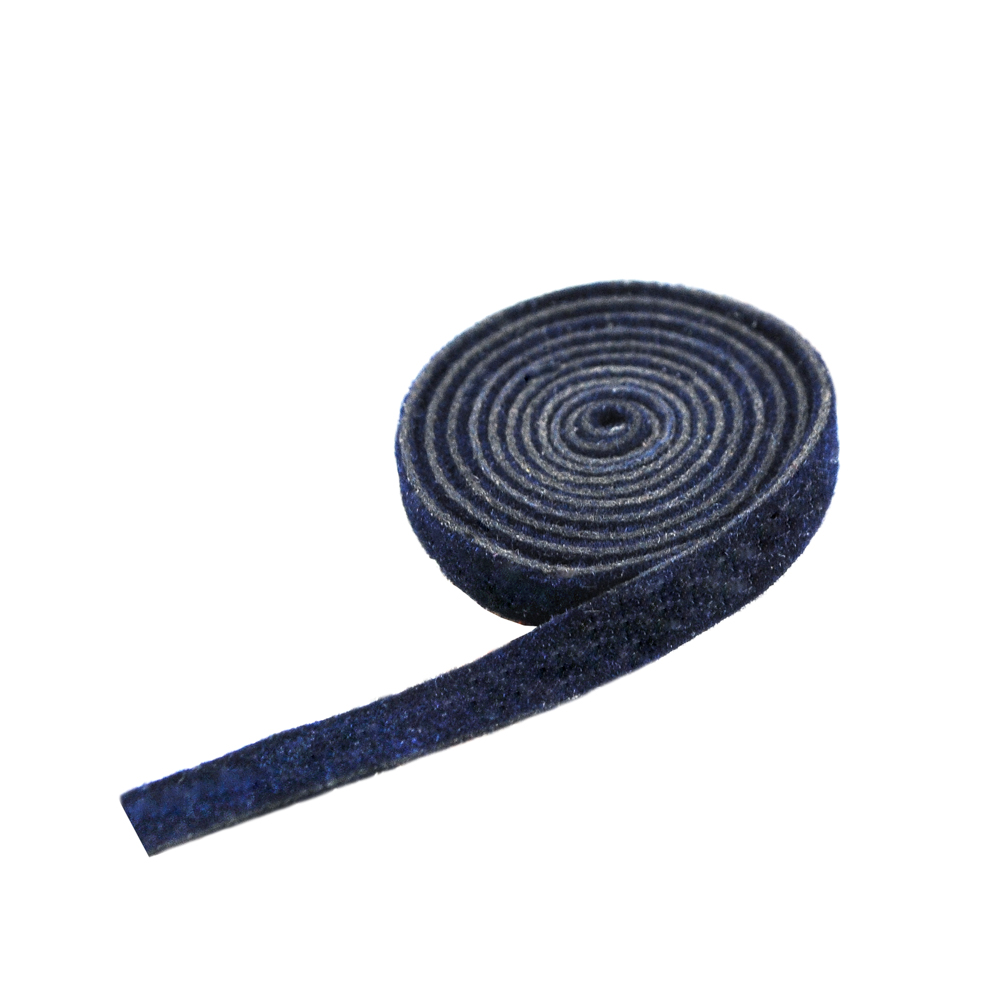 Тесьма нубук. №18, темно-синяя. Тесьма Нубук
