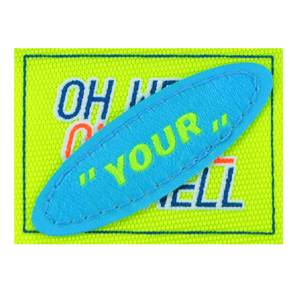 Лейба ткань Your, 5,8*4,2см, салатовый, синий, голубой, шт. Лейба Ткань