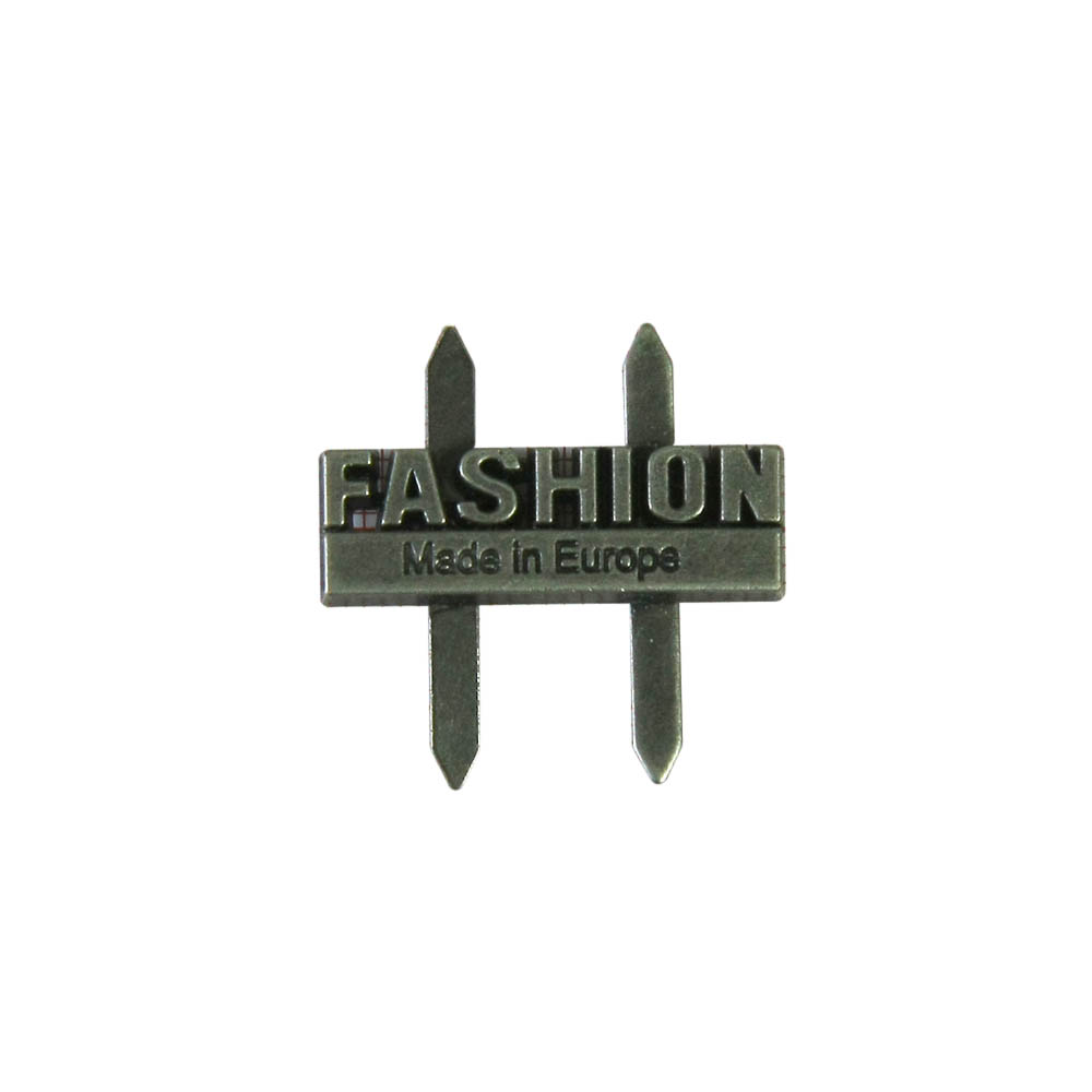Краб металл FASHION, old silver, 2,5*0,8см . Крабы Металл Надписи, Буквы