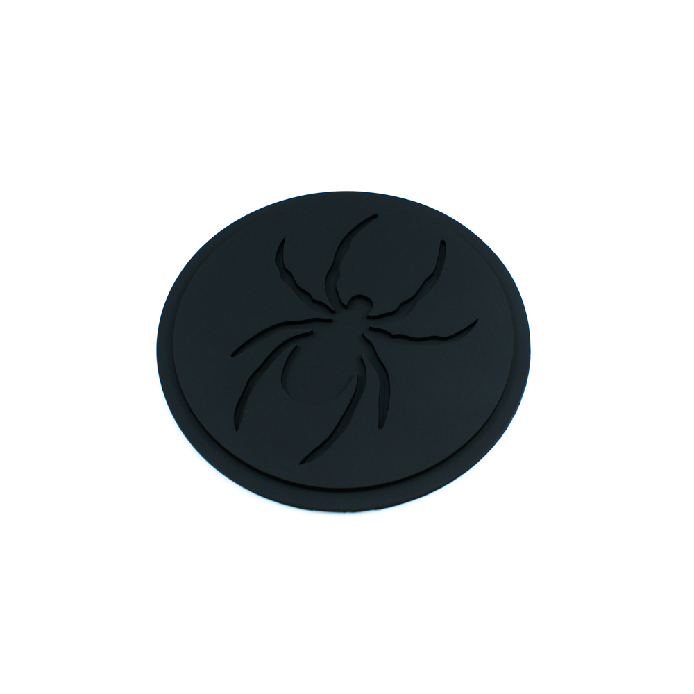 Лейба резиновая Паук 13,5см круглая черный. Лейба Резина
