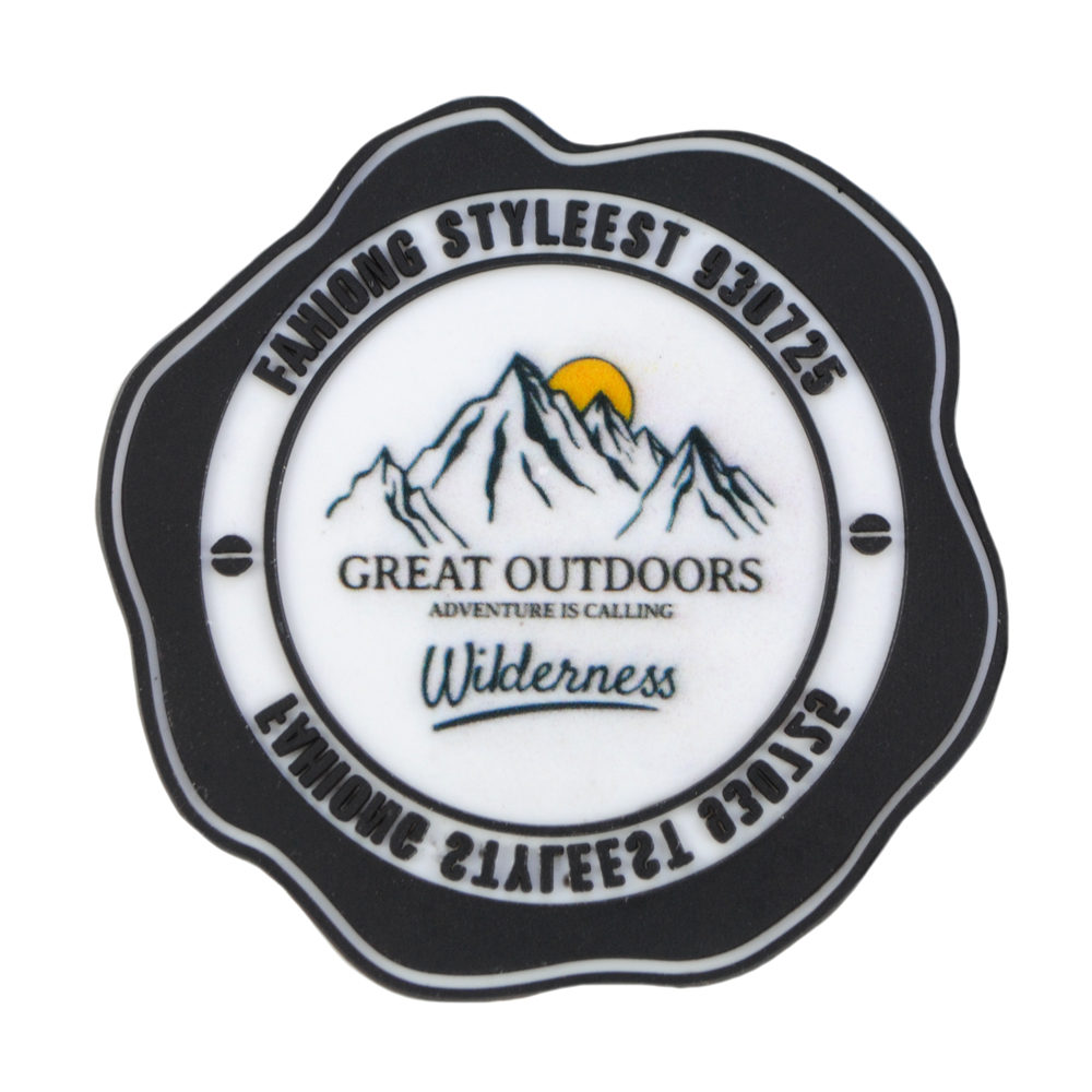 Лейба рез. Great Outdoors 7см, чёрн.,жёлт., бел., круглая, шт. Лейба Резина