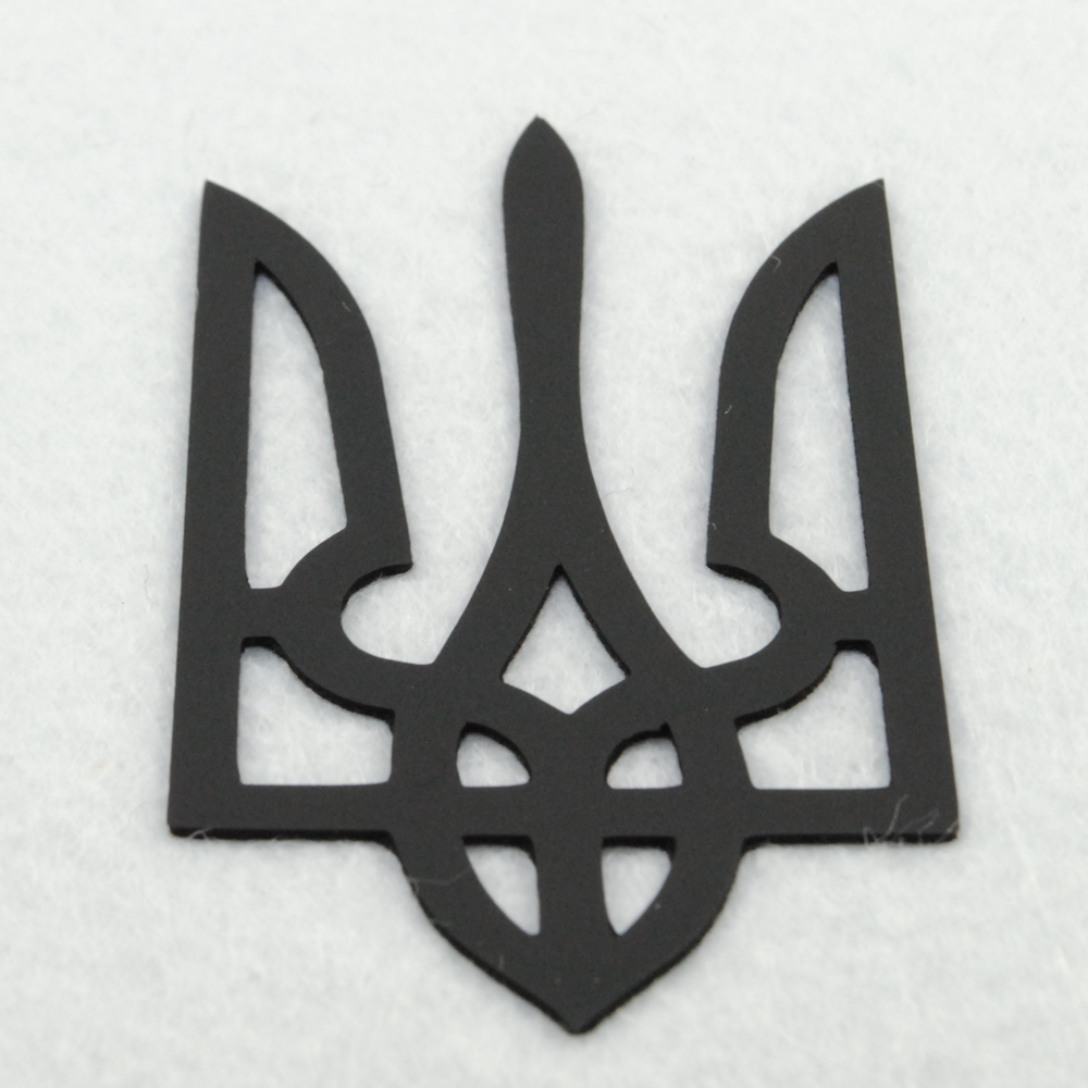 Аппликация, Герб Украины 3,6*6см, плоттер, плёнка 52498, шт. Термоаппликация плоттер/лазер