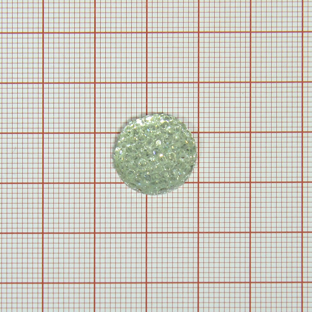 Стразы пришивн. зернист. кругл. 16мм белый, 1тыс.шт. Стразы приш. зернистые