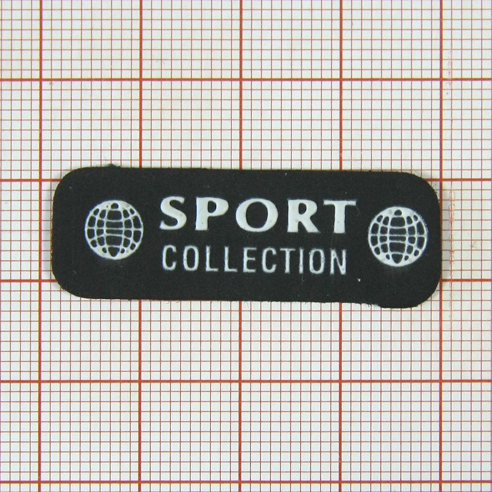 Лейба резиновая № 381 Sport Collection 38*13мм /глобус. Лейба Резина