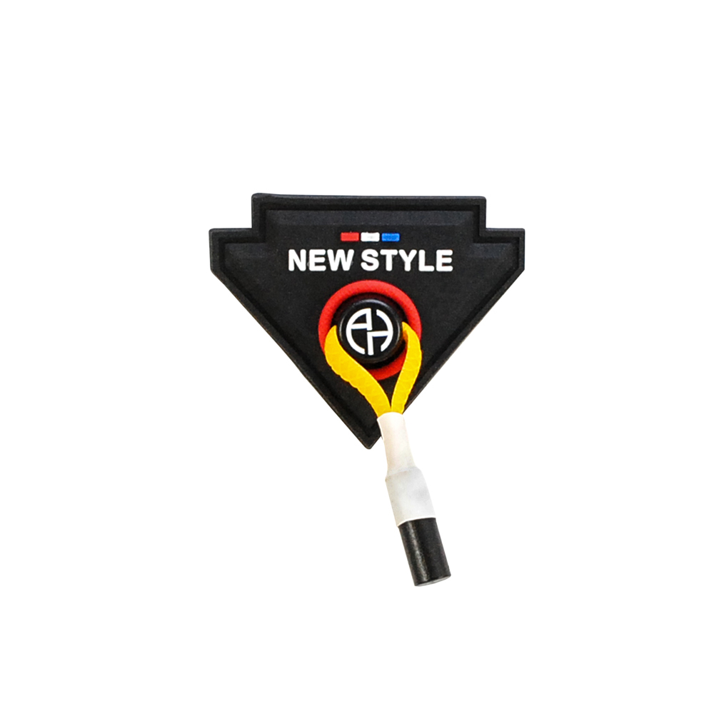 Лейба резиновая со шнурком NEW STYLE 4,5*6см, черный, белый, красный, желтый, шт. Лейба Резина