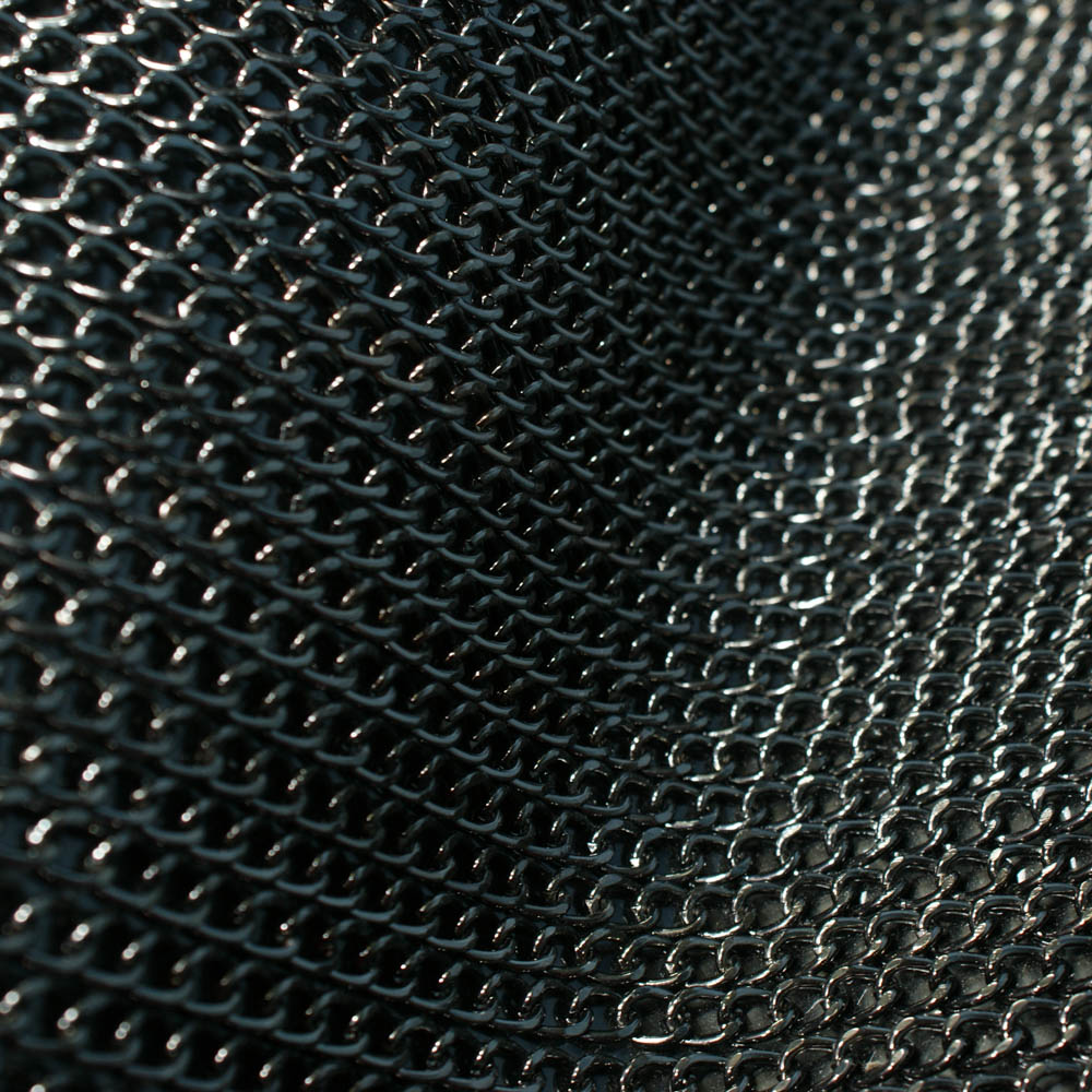 Цепь полотно клеевое (ширина цепи) 6мм 24*40см Black Nikel, 1лист. Полотна из страз