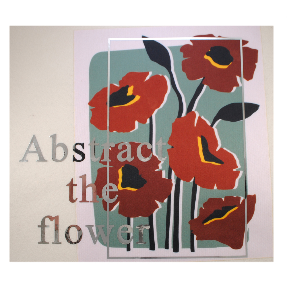 Термоаппликация Abstract the flower, 24*22см,корич,черный,зеленый,желтый шт.. Термопереводки Ассорти