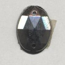 Стразы стекл. пришивные овал (10*14мм) BN, 1тыс.шт. Стразы пришивные