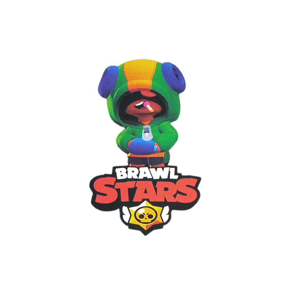 Термоаппликация Brawl Stars №5-6 (Leon) маленькая 6*10см, шт. Термопереводки Детские