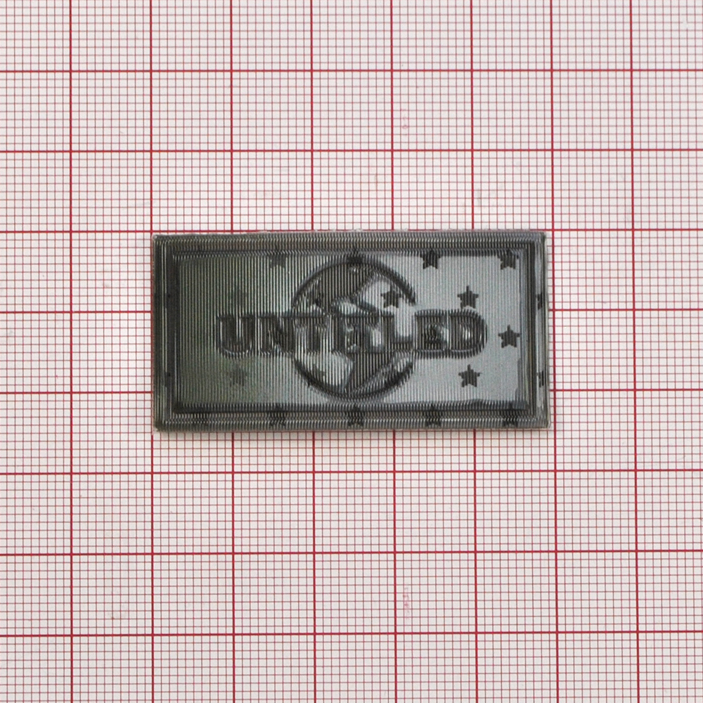 Лейба клеенка Untitled, 2.4*4,9см, серый, шт. Лейба Клеенка