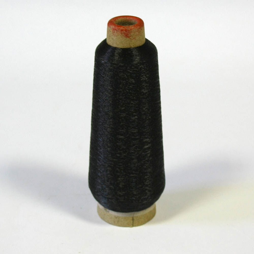 Нитка люрекс S-18 черная /100г/ . Нитка Люрекс