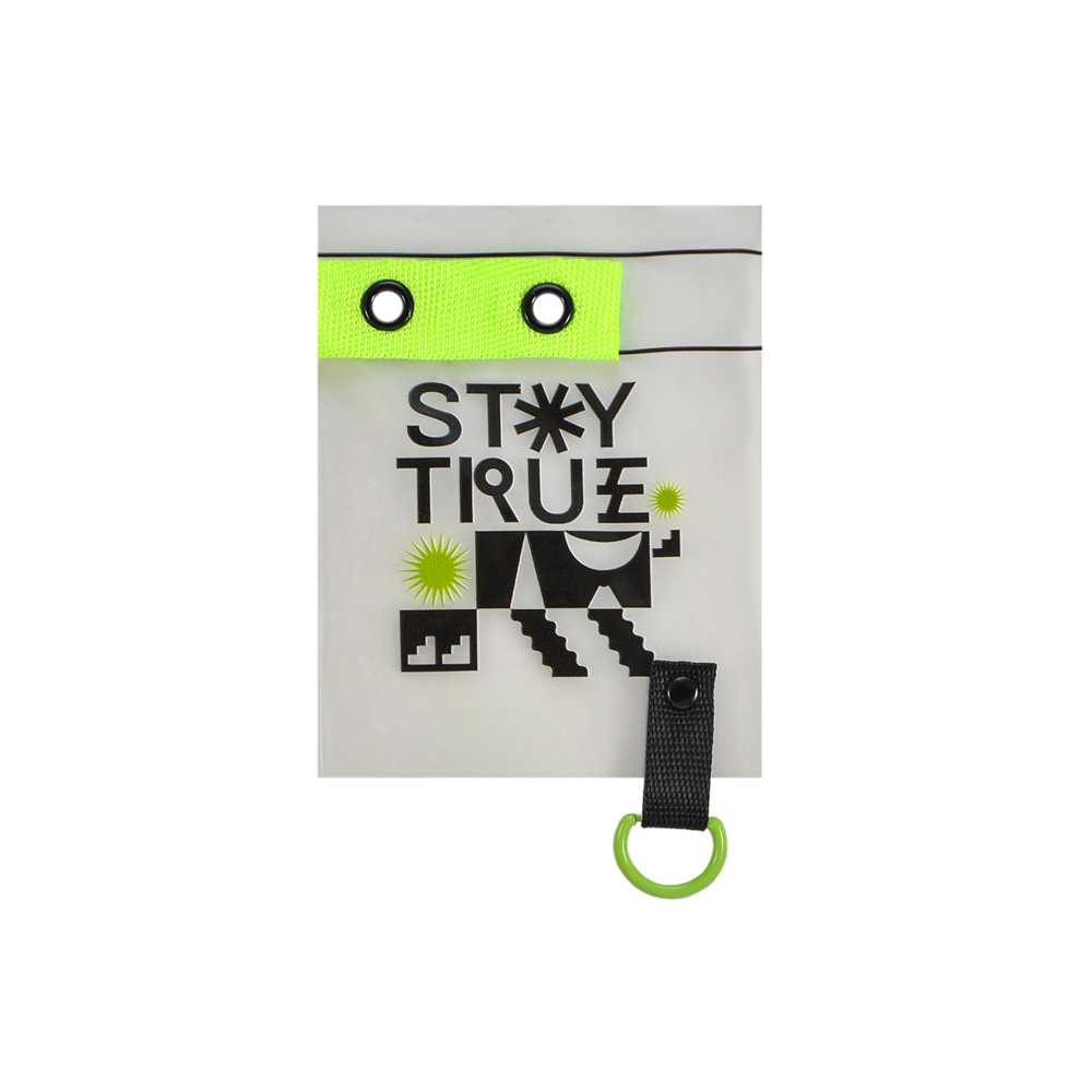 Лейба силиконовая c подвеской STOY TRUE, 7*9см, прозрачный, черный, салатовый, шт. Лейба Силикон