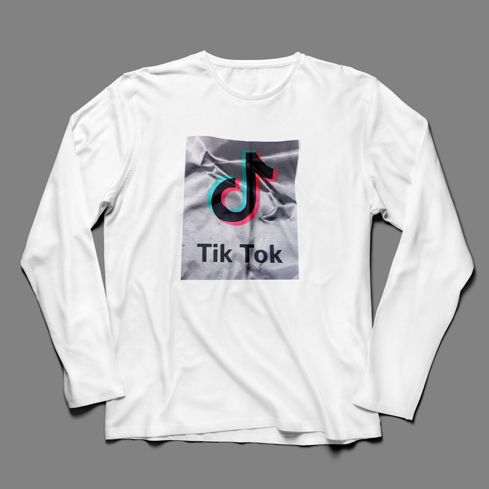 Аппликация пришивная TikTok лого 19*24см, разноцветный, шт. Аппликации Пришивные Постер