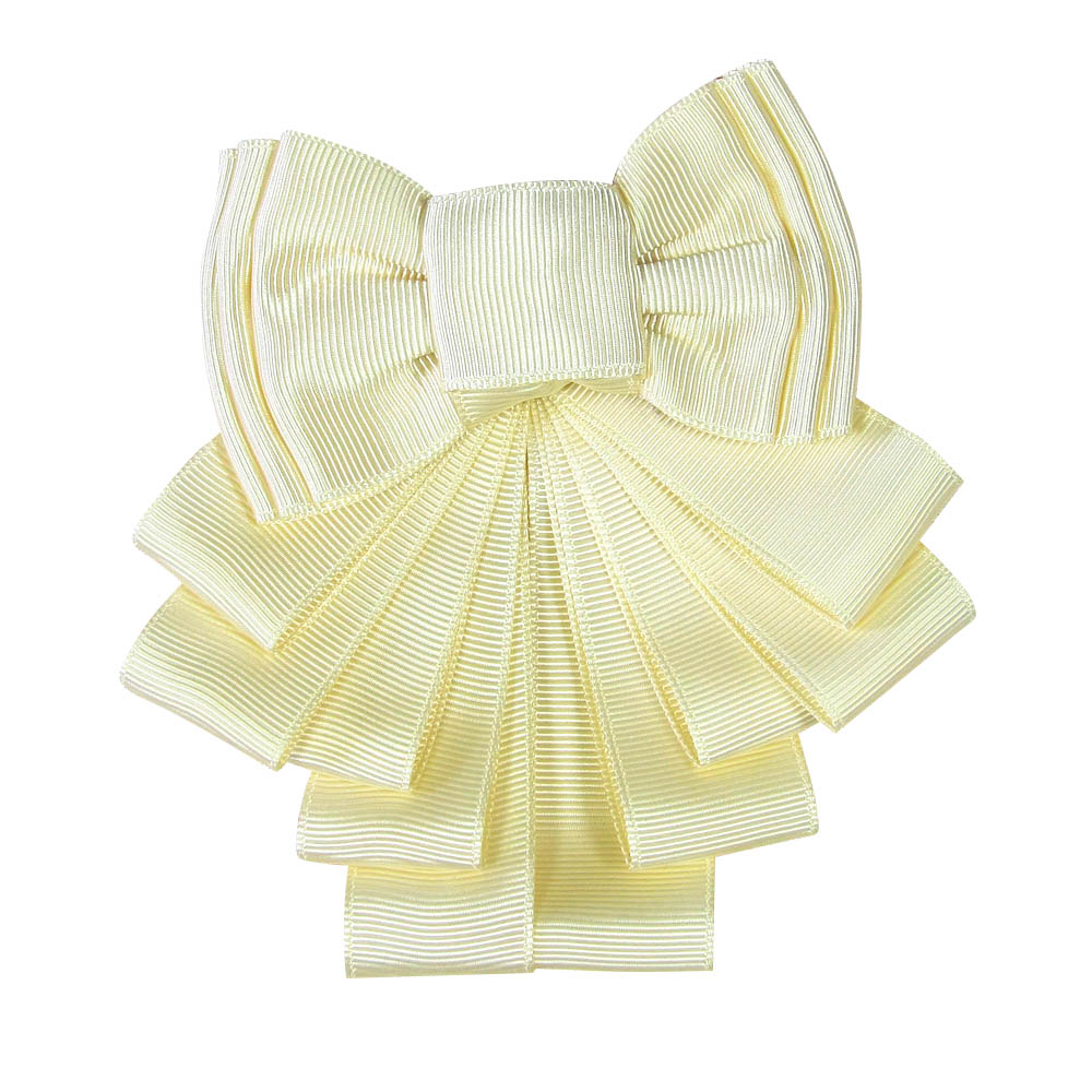 Аппликация декор обувная 54 БАНТ Сборный бежевый, шт. Аппликации Пришивные Цветы Банты