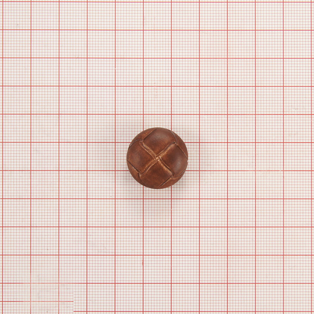 Пуговица ВР-33-32 коричневая. Пуговица пластмассовая