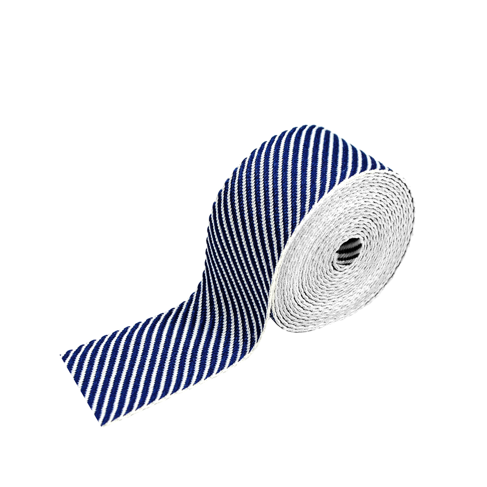 Тесьма тканевая пришивная диагональные полосы 2см, черный, серый, 100ярд. Тесьма