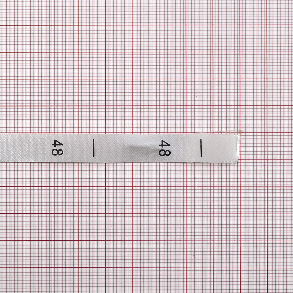 Размерник нейлон белый 48 /1250шт/, 50м. Размерник накатанный нейлон