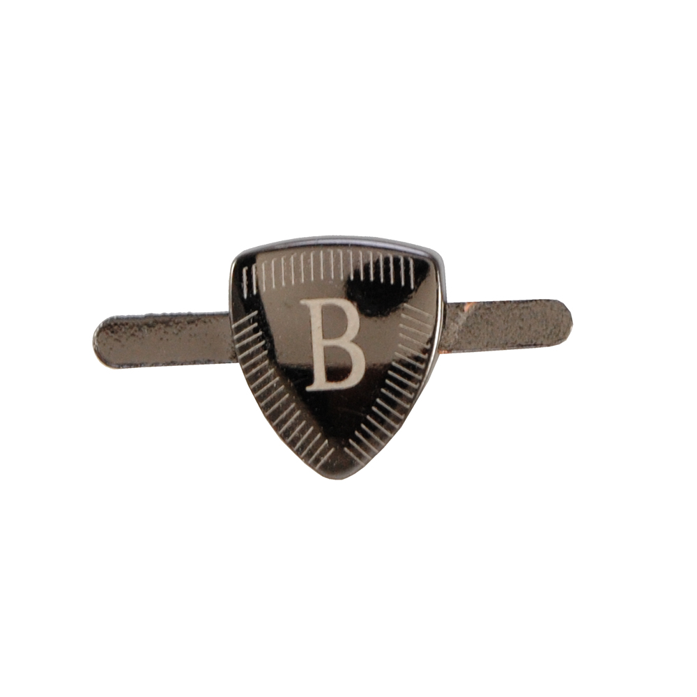 Краб металл буква "B", 1*1,1см, черный, шт. Крабы Металл Надписи, Буквы