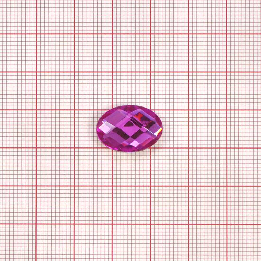 Стразы Д на клей, овал 13*18мм сирень 21, 1тыс.шт. Стразы на клей