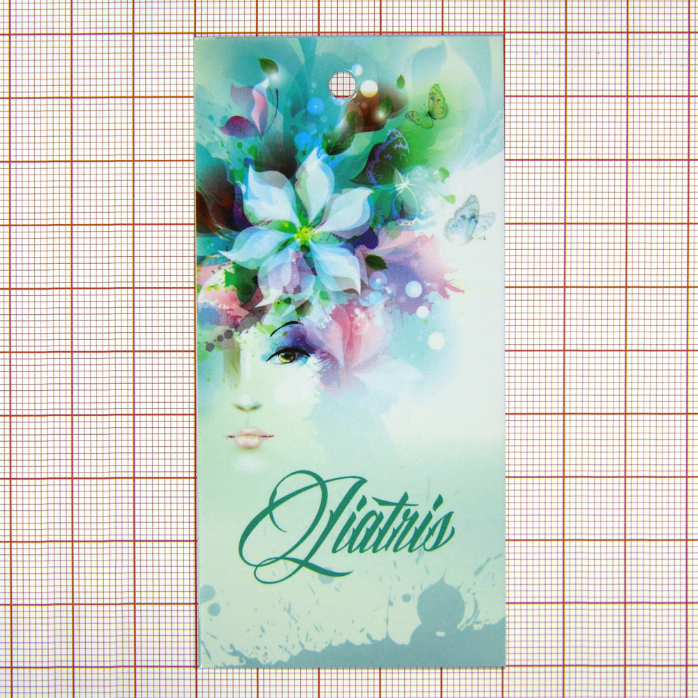 Этикетка бумажная Liatris 50*100мм, шт. Этикетка бумага