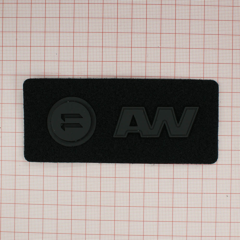 Лейба войлок, резина AN прямоугольная 13,3*5,8см черный, шт. Лейба Войлок, Ворс