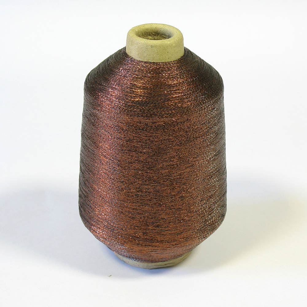 Нитка люрекс X-30 коричневая /500г/ . Нитка Люрекс