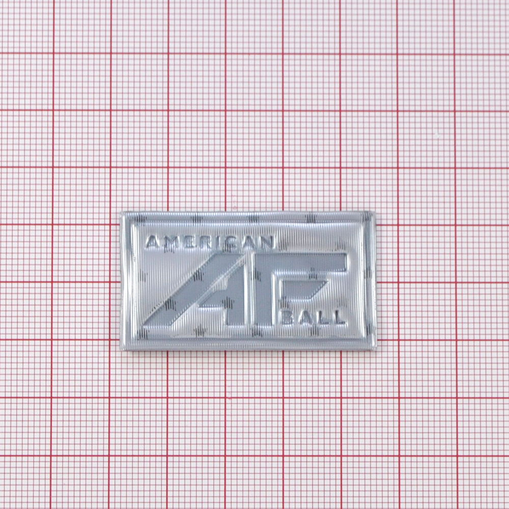 Лейба клеенка AF, 2.5*4.5см, серый, шт. Лейба Клеенка