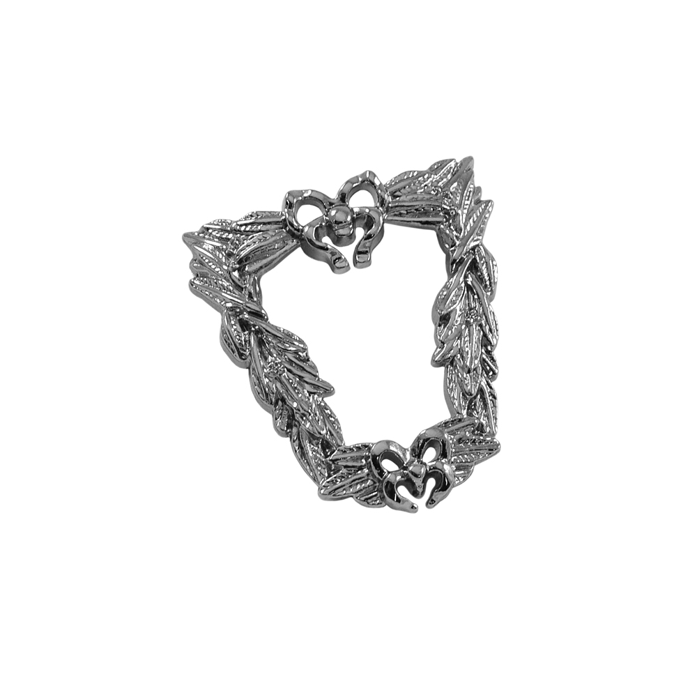 Краб металл Маски 12879 колоски 55*48мм NIKEL, шт.. Крабы Металл Геометрия Декор