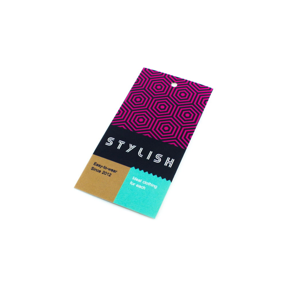 Этикетка бумажная STYLISH 50*100мм, глянцевая ламинация /обычный картон/, шт. Этикетка бумага