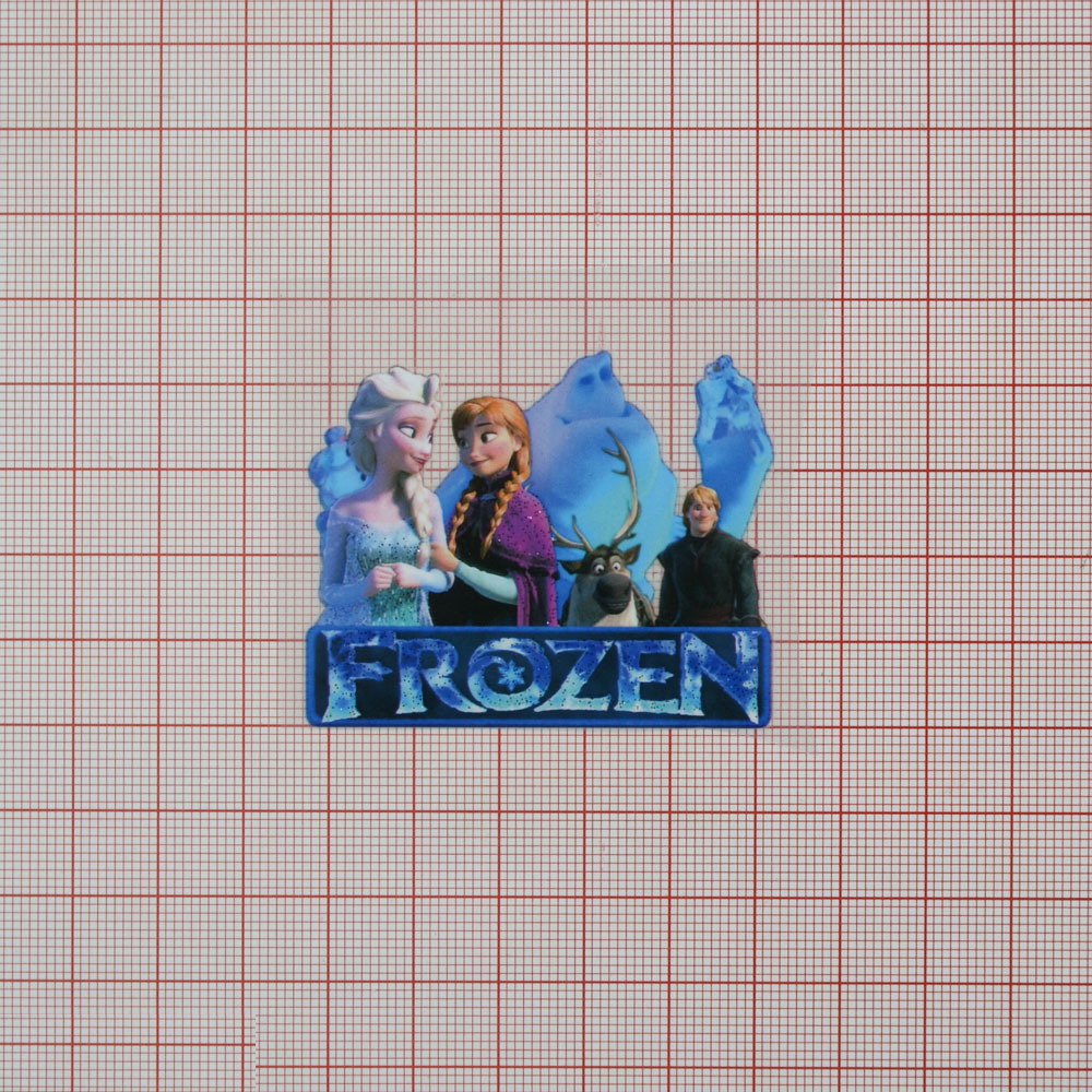 Термоаппликация Frozen 5,3*4,5см, шт. Термоаппликации Накатанный рисунок
