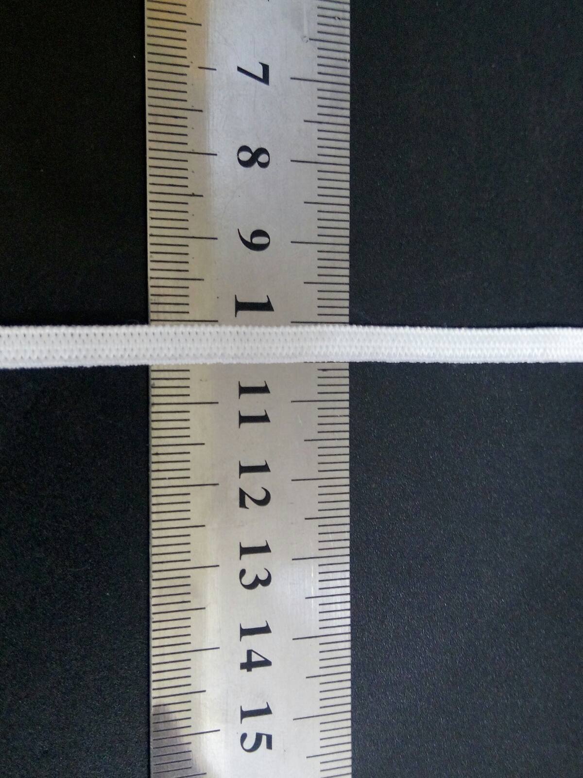 Резинка бельевая 4мм, капрон, белый /Китай/, 100м. Резинка