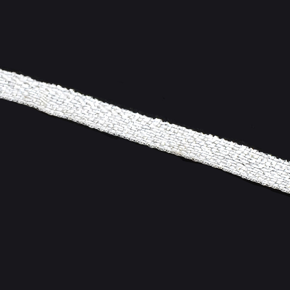 Тесьма декоративная люрекс, 0,5см 500м. Тесьма Разное