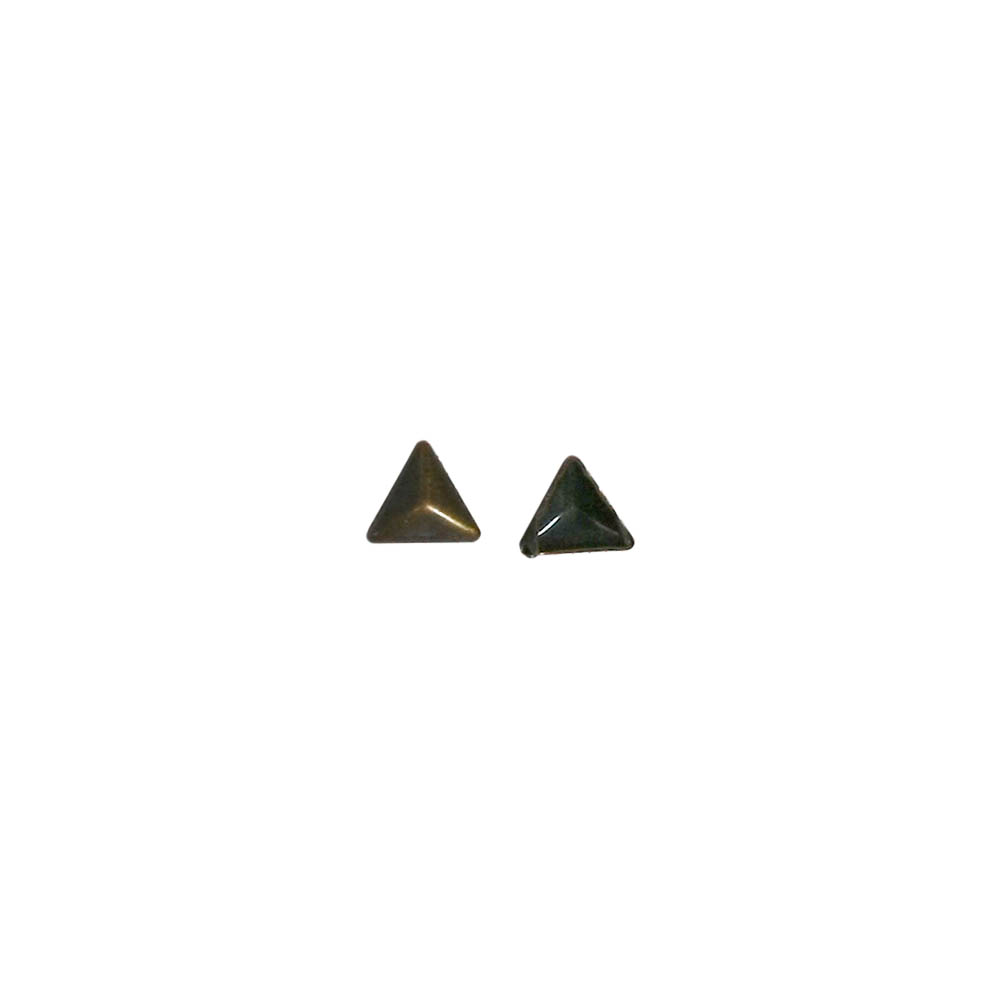 Краб металлический MS-13 треугольная пирамида 7*7мм MEDN / 1тыс.шт. Крабы Металл MS