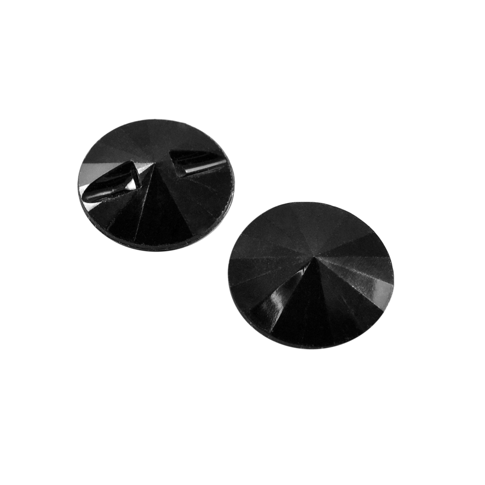 Пуговица акрил 32мм Сателит black diamond. Пуговица Акрил, Кристалл