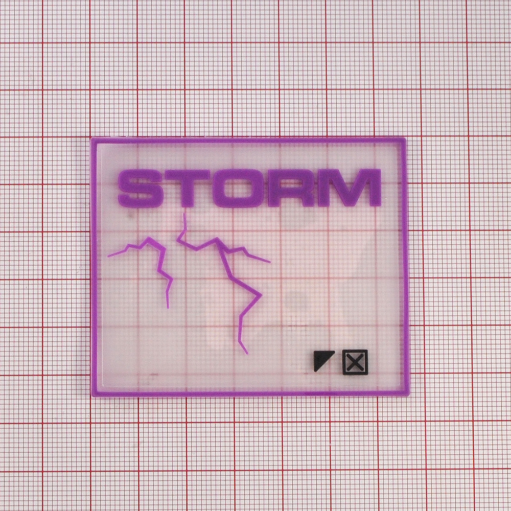 Лейба резиновая STORM 5,5*6,5см, фиолетовый, черный, шт. Лейба Резина