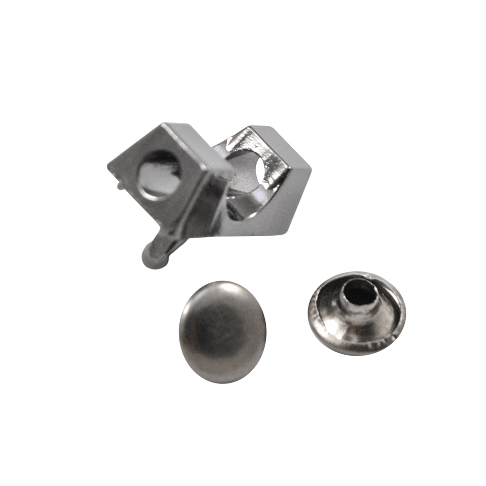 Петля обувная металл с хольнитеном, 20*9*13мм, 5мм, никель блек, шт. Петля обувная