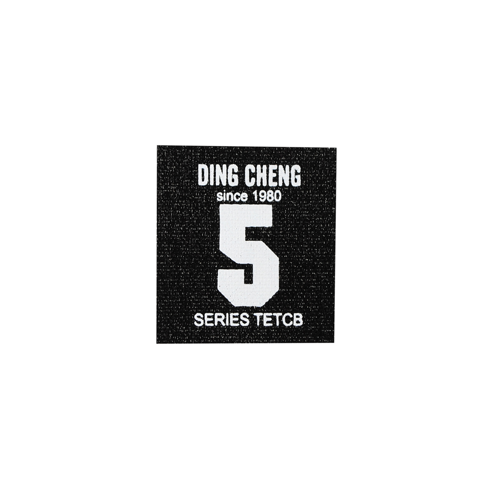 Лейба клеенка блестящая DING CHENG 5 4,3*4,6см, черно-белая, шт. Лейба резиновая, клеенка