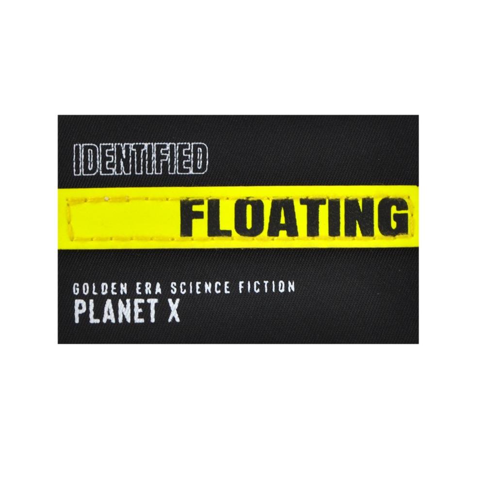 Лейба ткань Floating, 6,7*4.5см, черный, белый, желтый, шт. Лейба Ткань