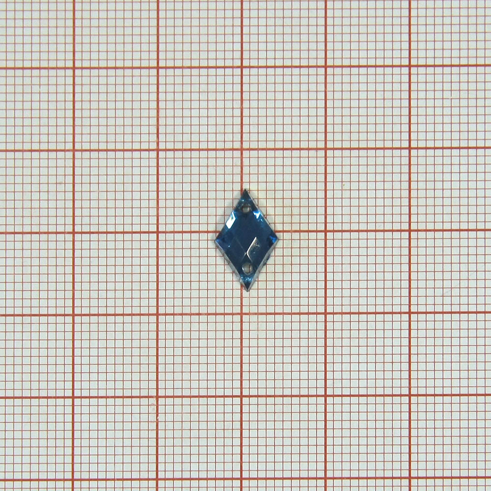 Стразы Д пришивн. ромб 8*13мм темн-фиолет 11, 1тыс.шт. Стразы пришивные