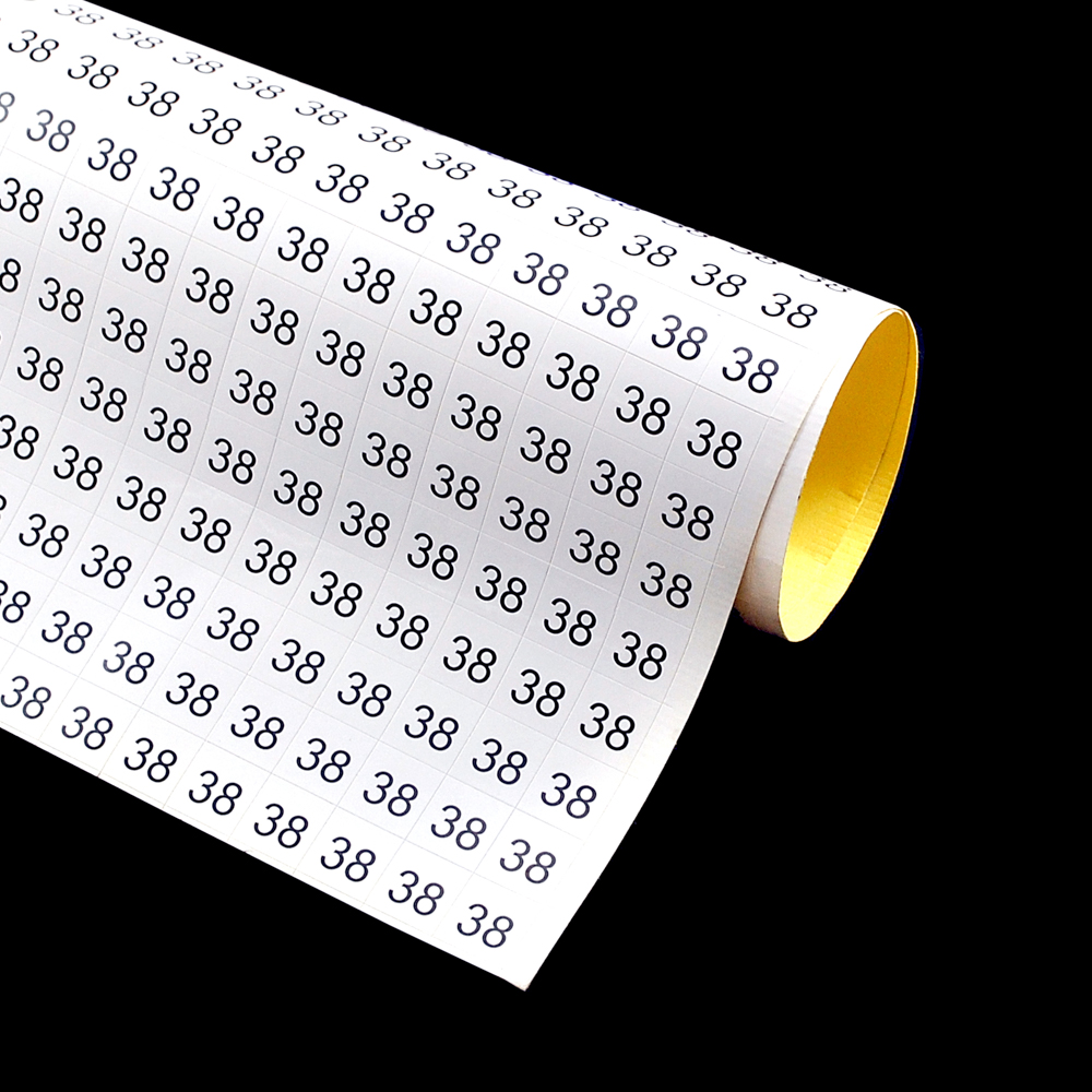 Размерник листовой самоклеящийся 38 бел.(20*50шт) . Размерник клеевой (лист)