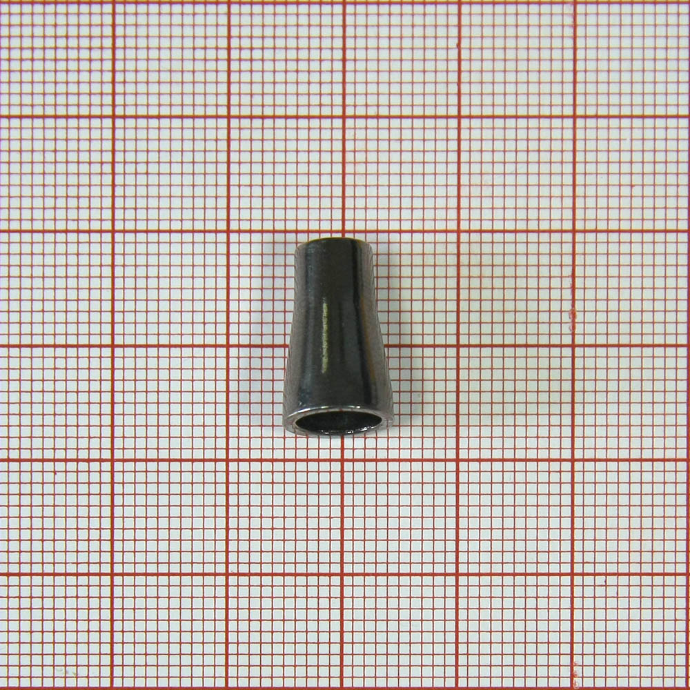 Наконечник металлический WH141 BLACK NIKEL  1т.шт. Фиксаторы, наконечники