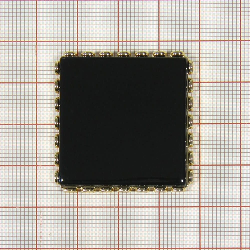 Краб металл Черный квадрат 34мм GOLD, черный, шт. Крабы Металл Геометрия Декор